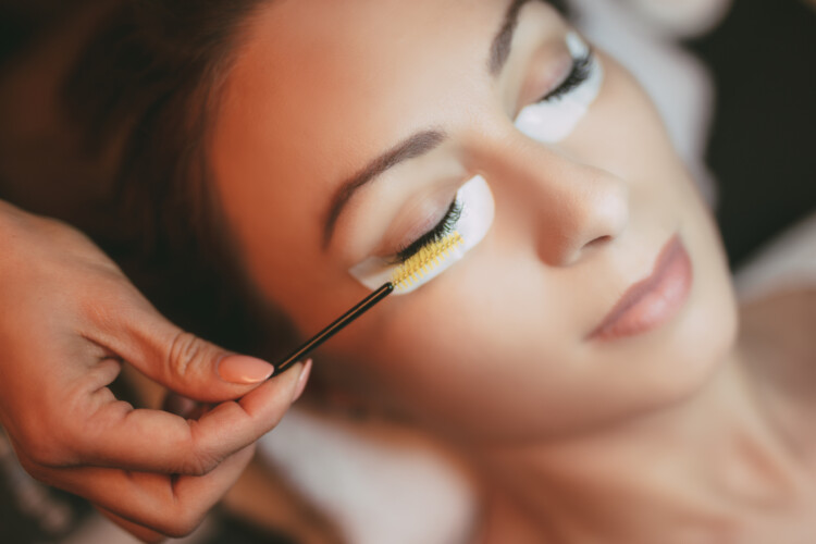 What can I clean my eyelash extensions with at home?