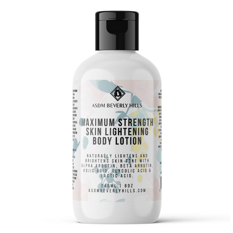 ASDM Beverly Hills Natural Maximum Strength Skin Lotion Best Whitening Full Body Lotion