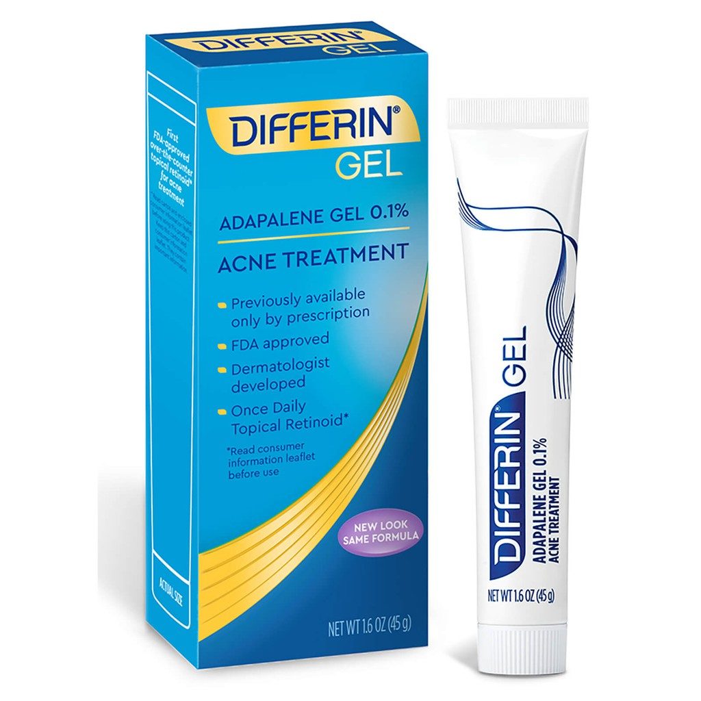 Differin Gel Best Retinoid-Based Cream for Dark Skin Tones