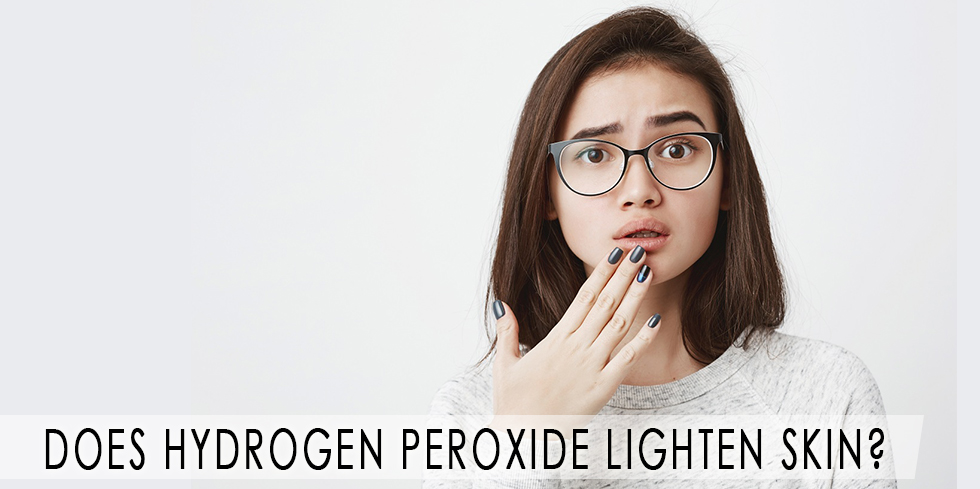 Hydrogen peroxide on skin care