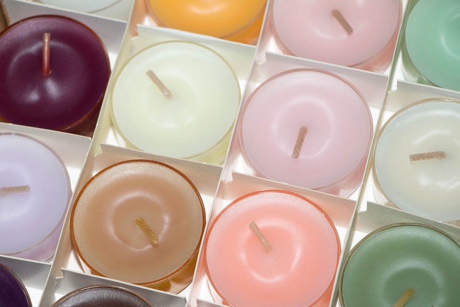 beauty self care ideas light up scented candles