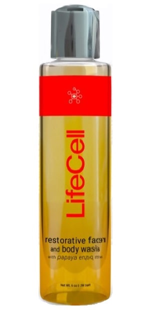 Lifecell restorative face and body wash